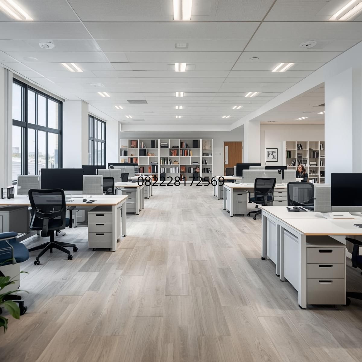 meja kantor minimalis