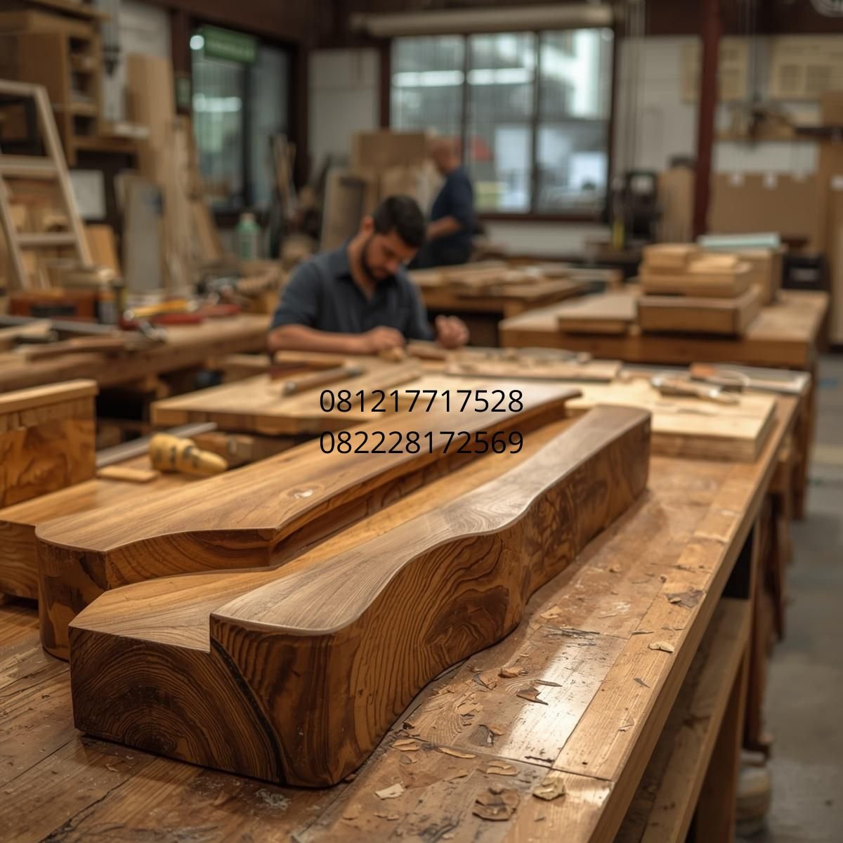 furniture kayu solid custom