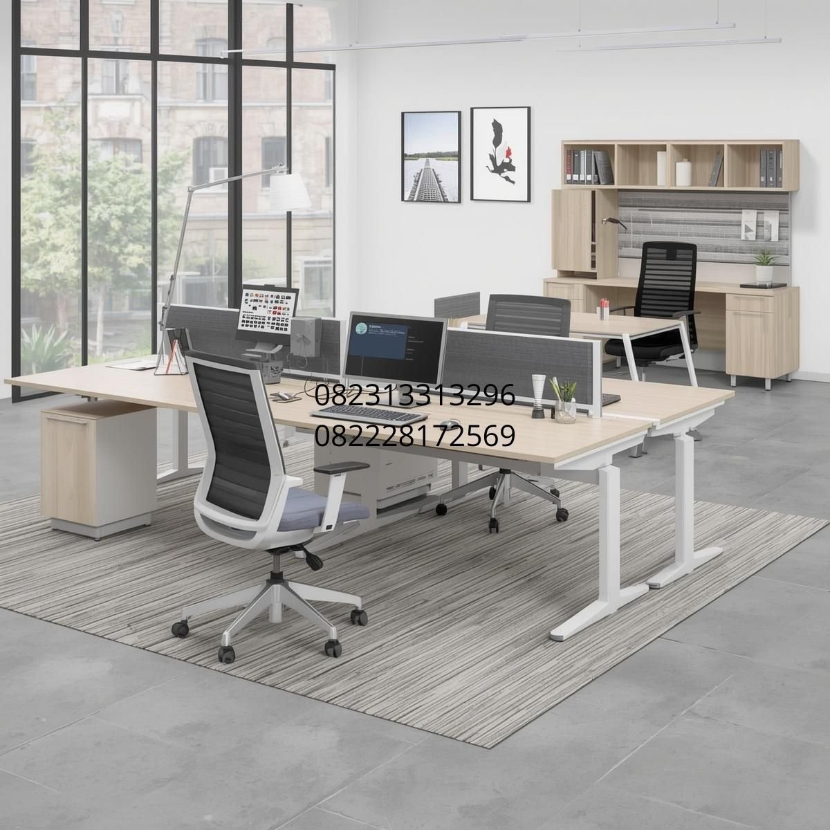 meja kantor ergonomis