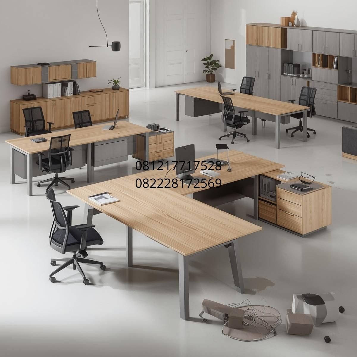 meja kantor minimalis