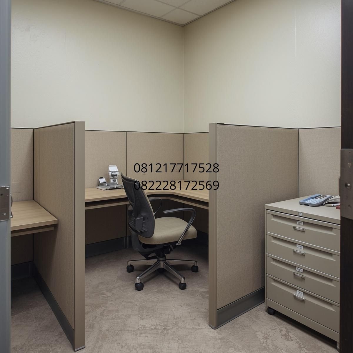 meja kerja kantor minimalis