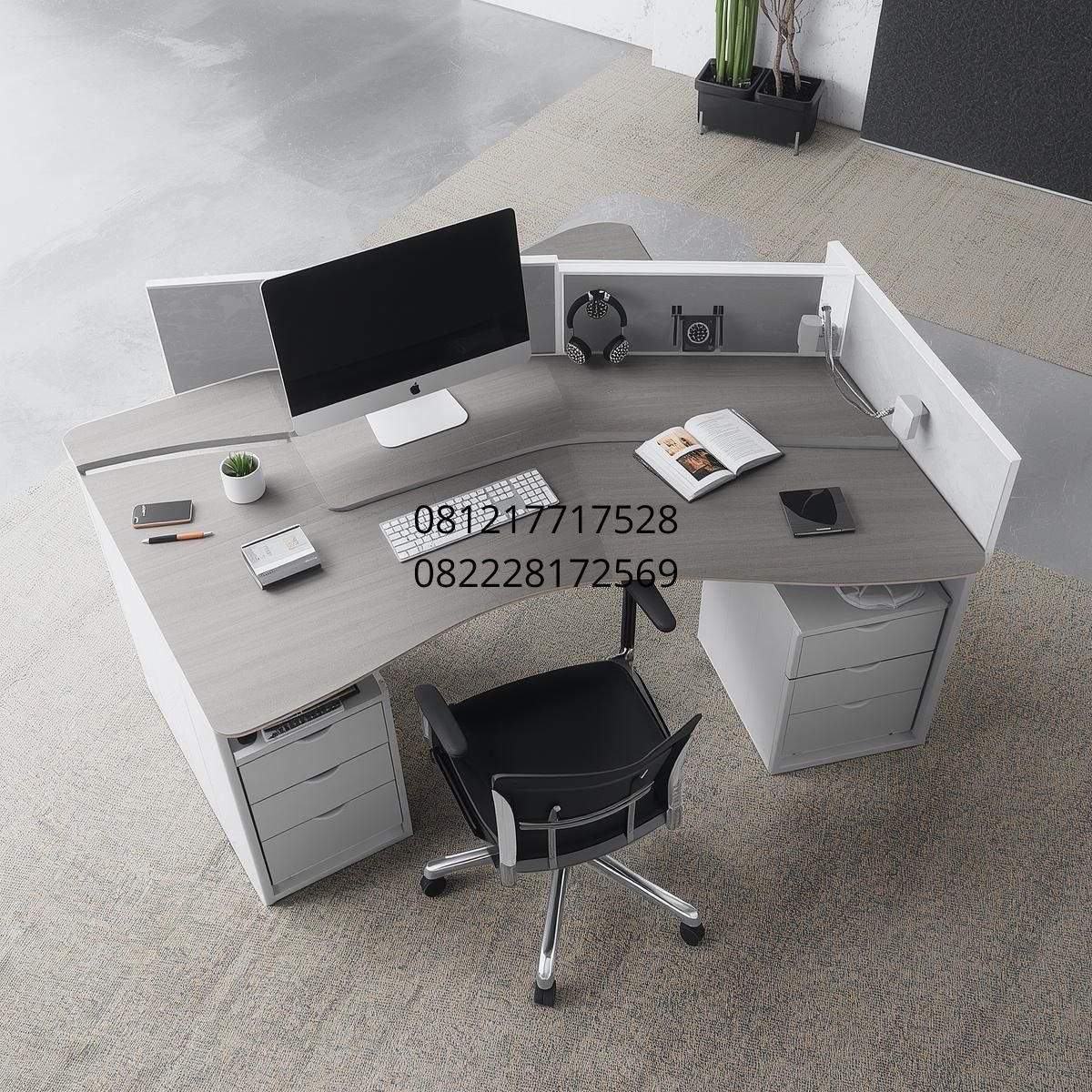 meja kantor kayu