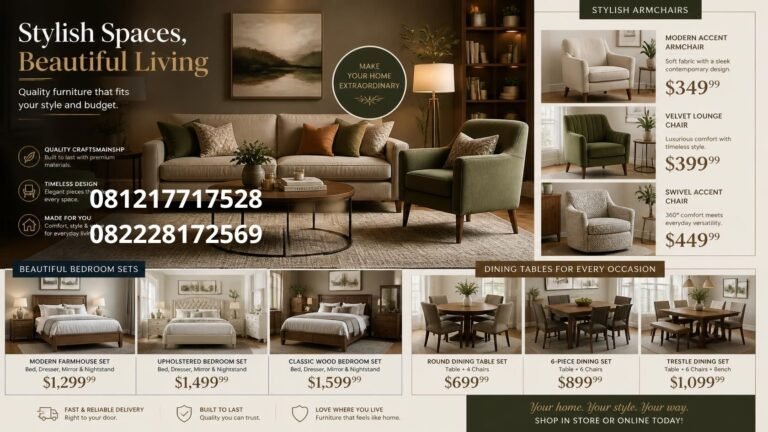 harga furniture rumah tangga