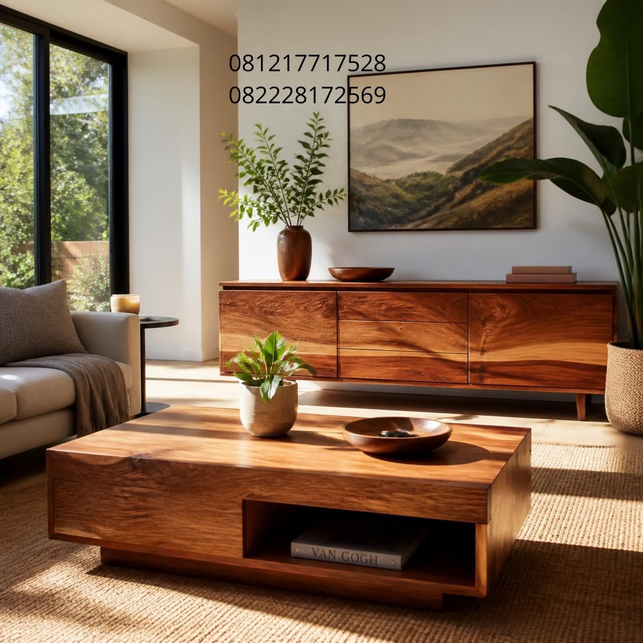 Furniture Kayu Solid Custom
