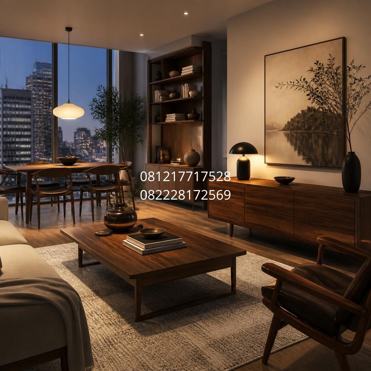 mebel kayu modern Indonesia