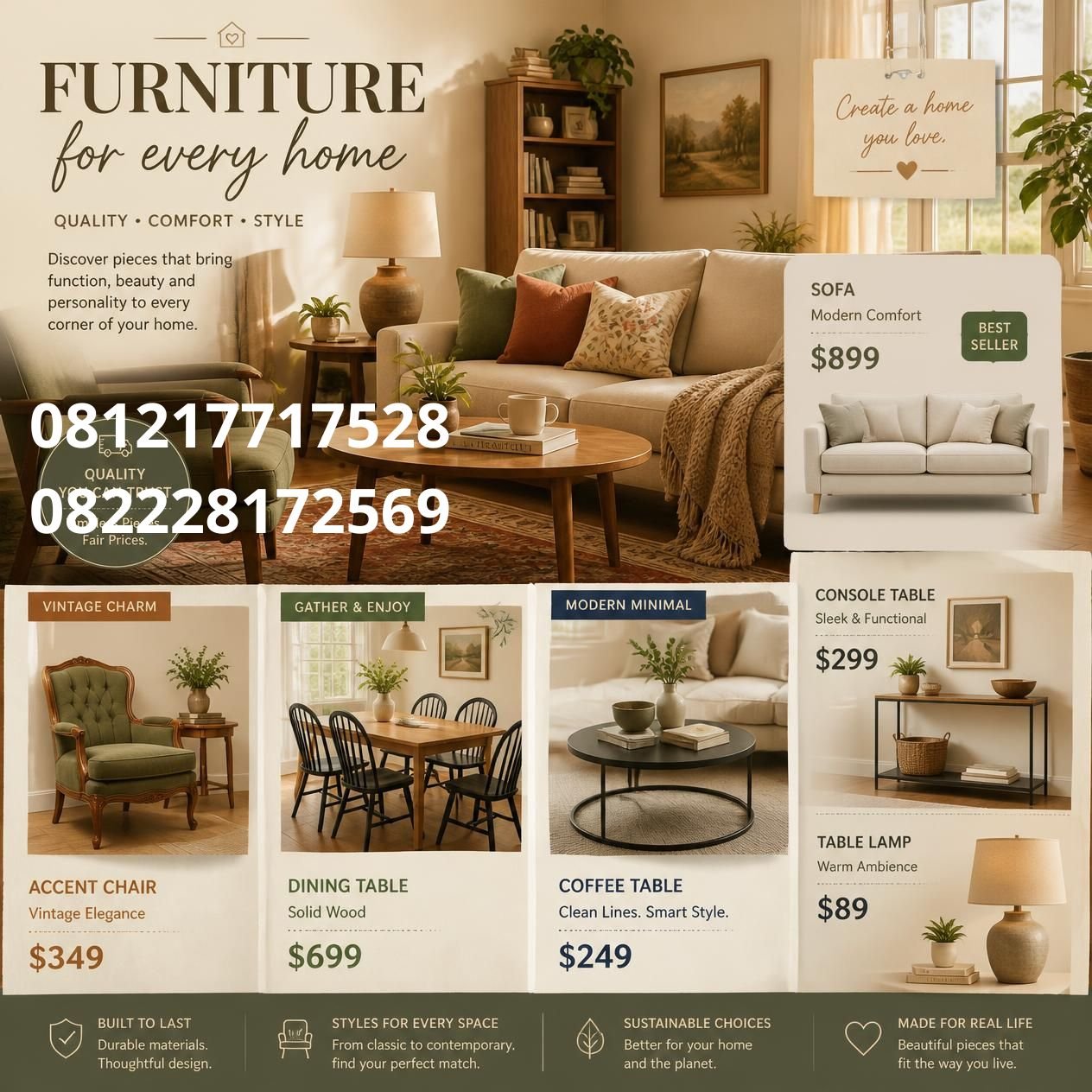jual furniture rumah tangga
