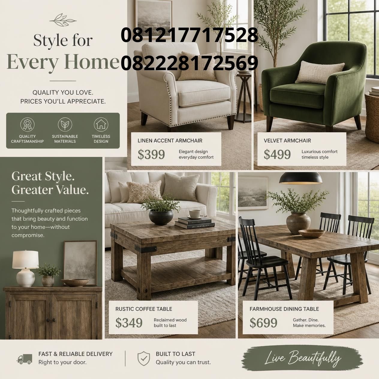 furniture rumah tangga murah
