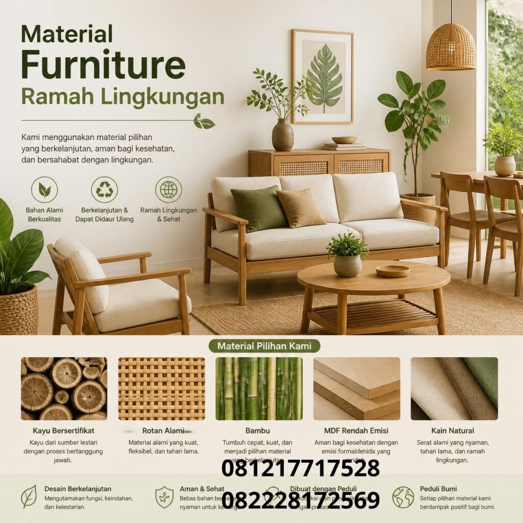 Furniture Berbahan Ramah Lingkungan
