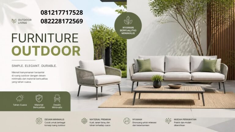 Furniture Outdoor Minimalis