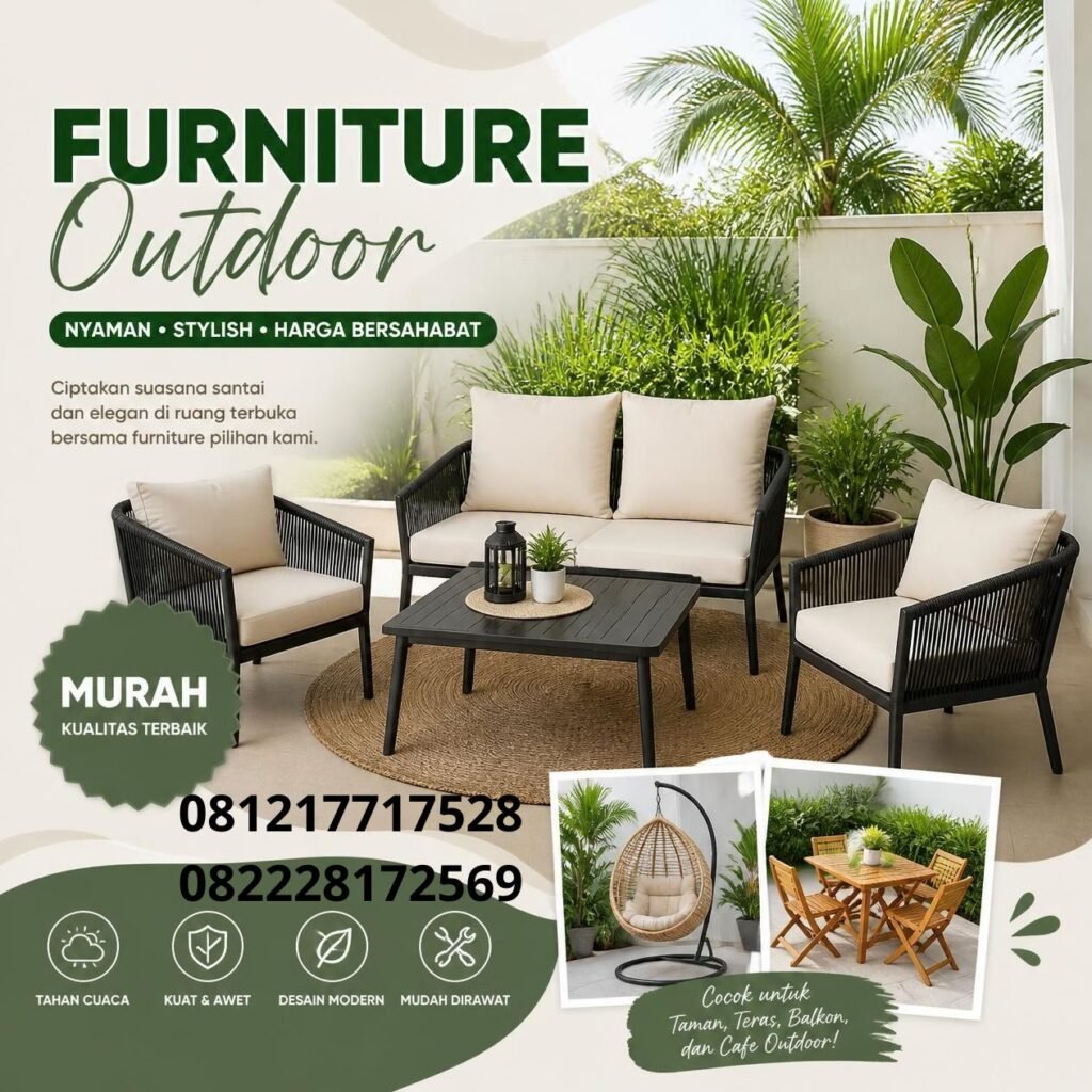 Furniture Outdoor Minimalis Murah