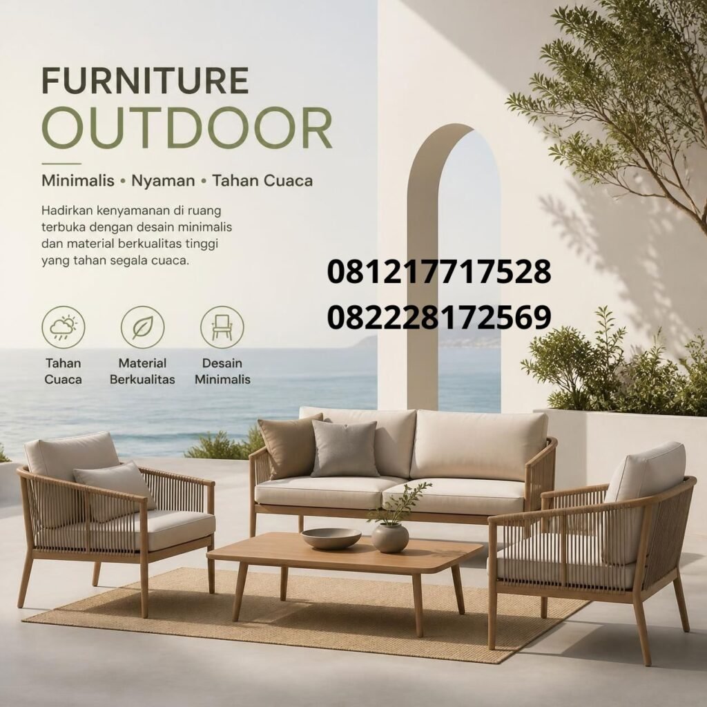 Furniture Outdoor Modern Minimalis