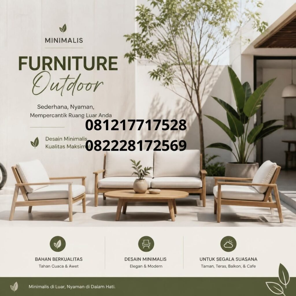 Furniture Taman Minimalis