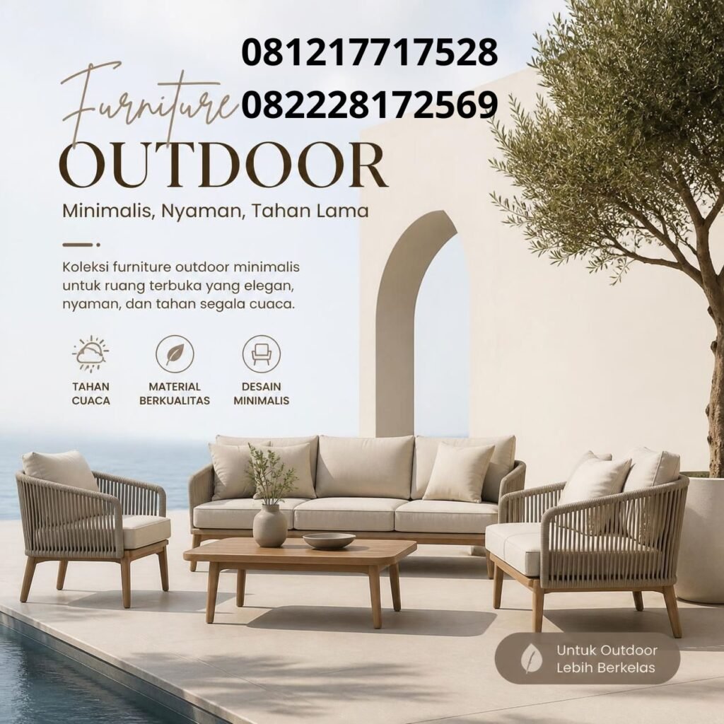 Furniture Teras Minimalis