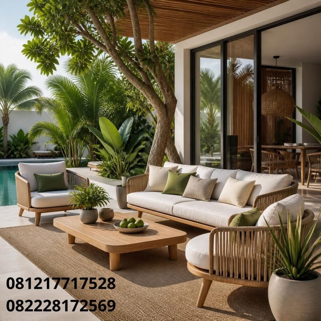 Furniture taman modern