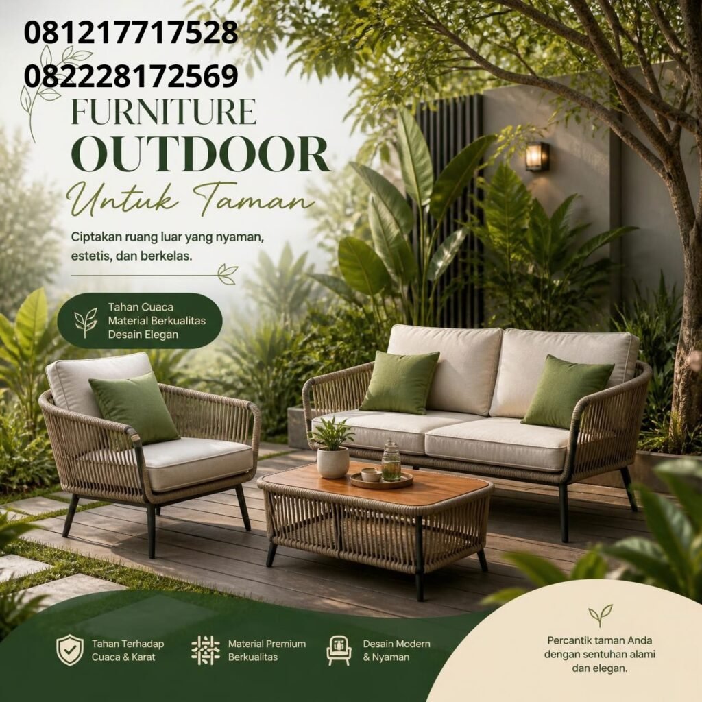 Furniture taman outdoor