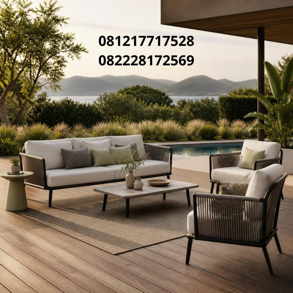 Harga furniture outdoor modern