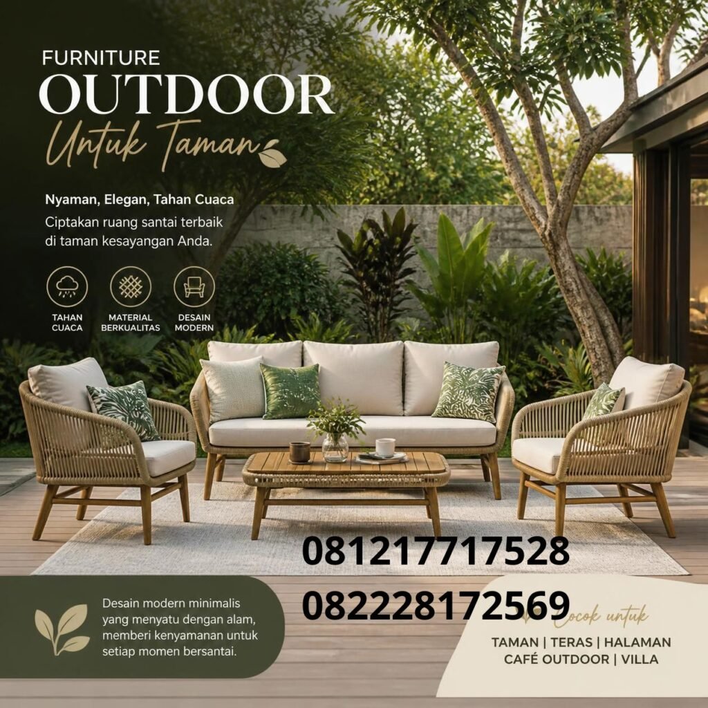 Kursi taman outdoor
