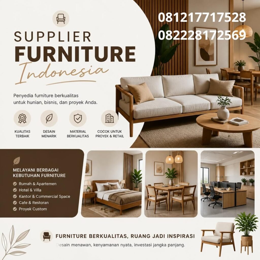 Supplier Furniture Berkualitas Indonesia