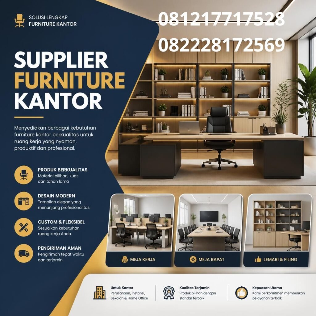 Supplier furniture kantor Indonesia 